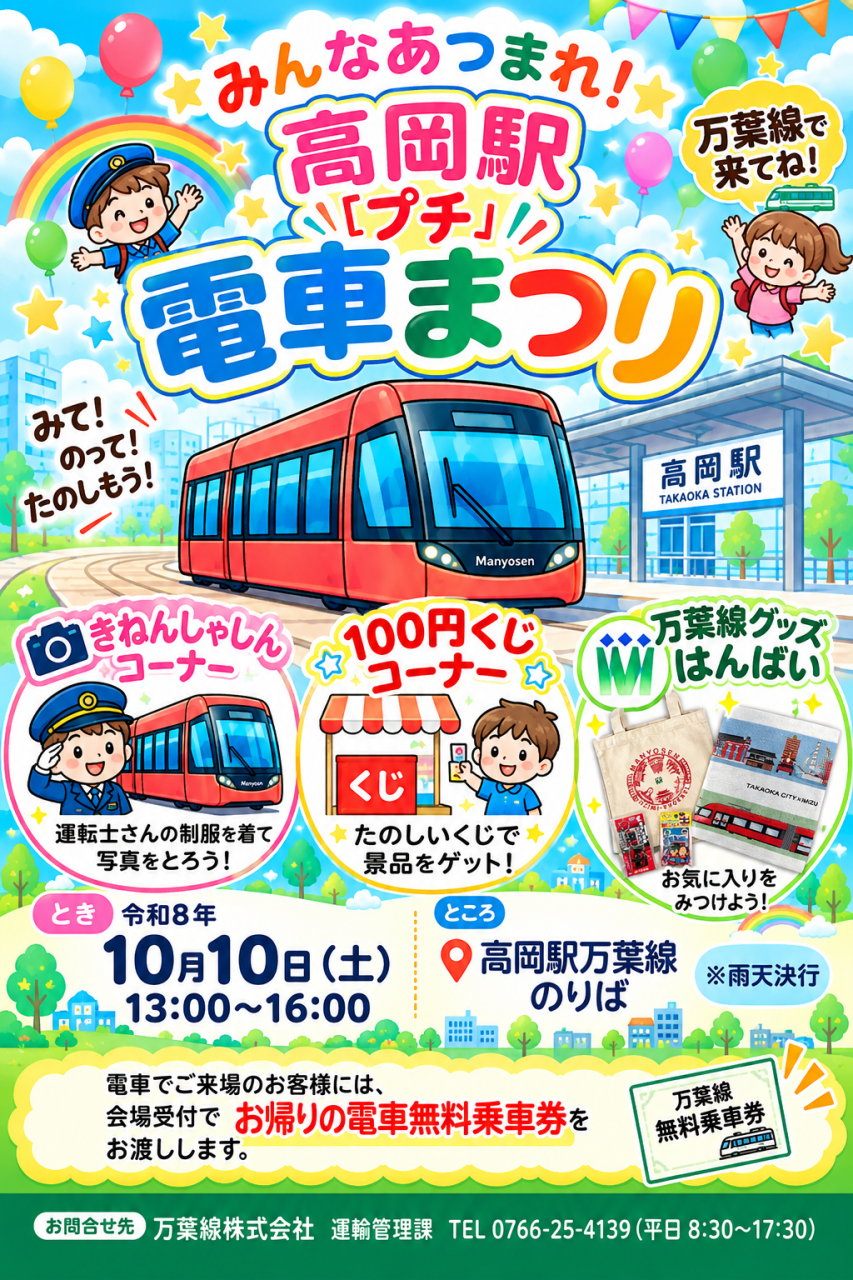 高岡駅「プチ」電車まつり